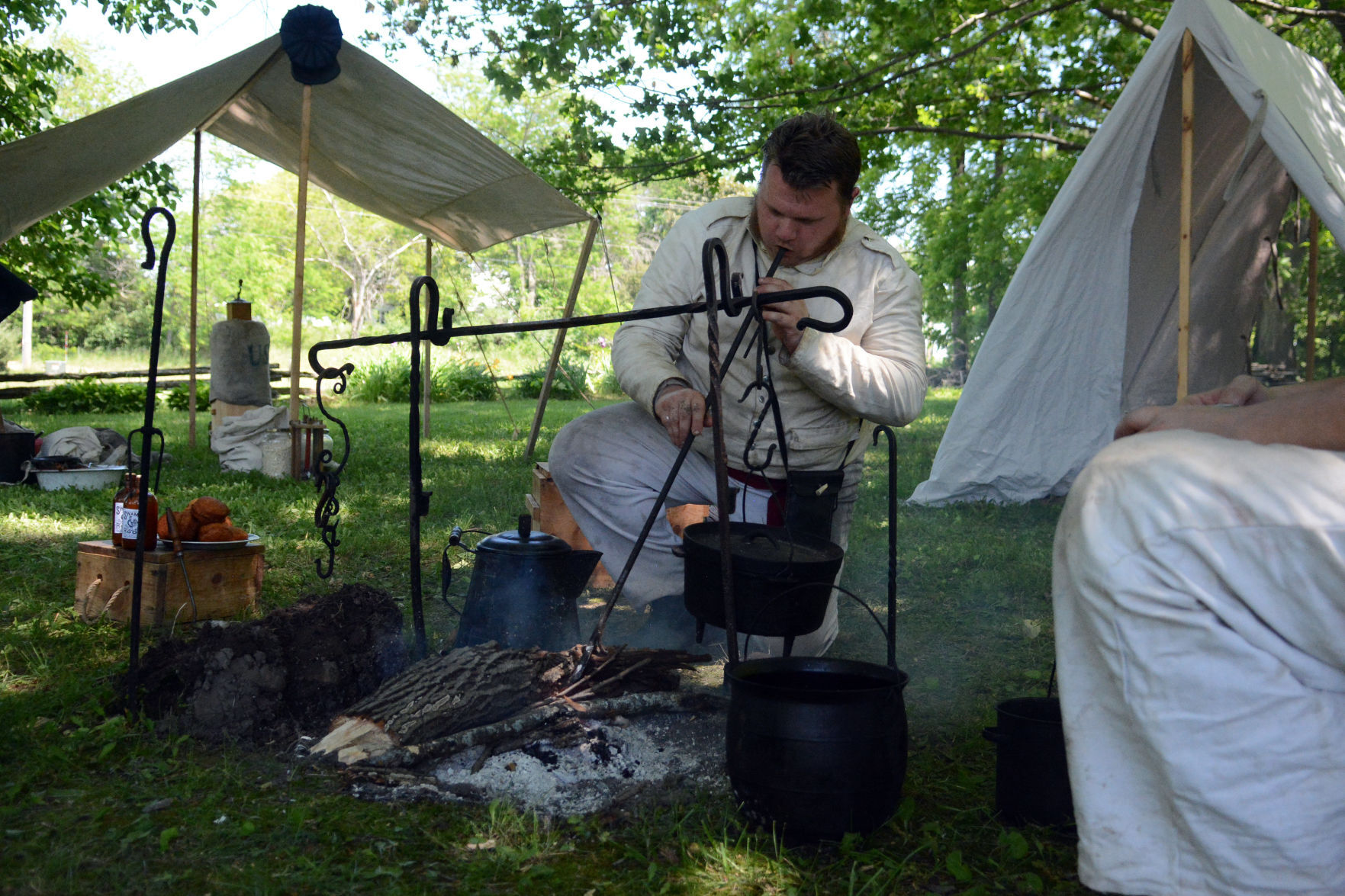 Wisconsin Territory Day at Fort Winnebago Surgeons Quarters